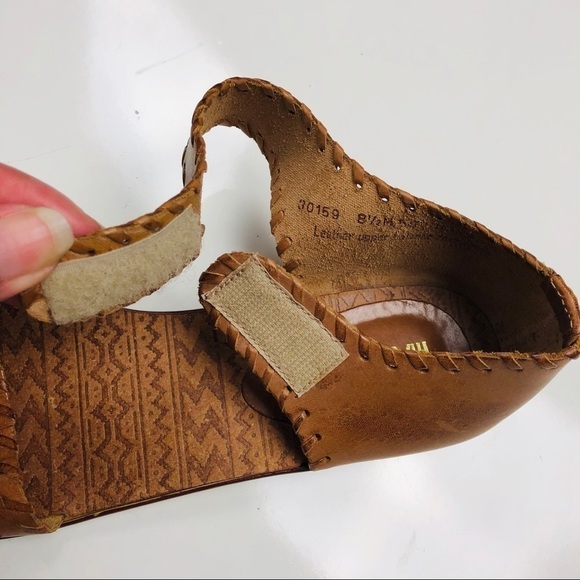 MainFrame Leather sandals‎ with ankle strap - Picture 6 of 6